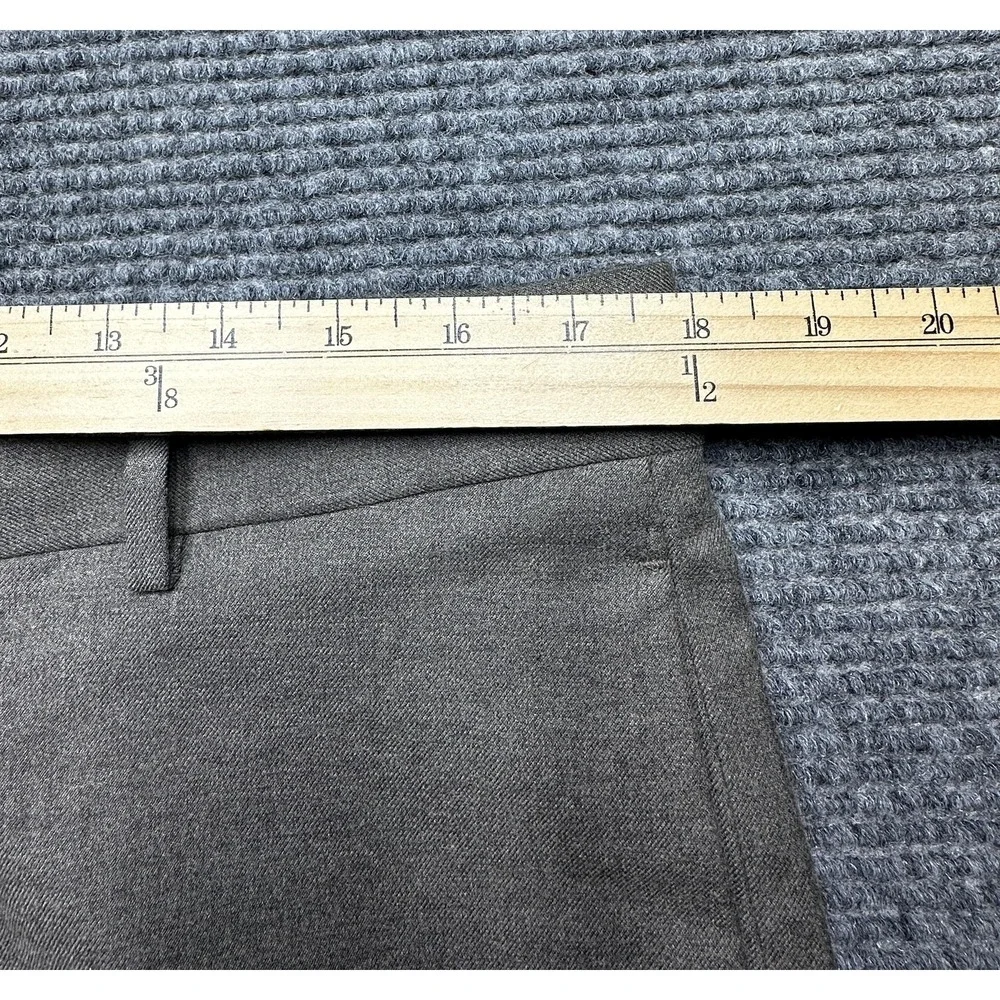 Banana Republic Pants Mens 35x30 Gray Brown Dress Slacks Stretch‎ Office